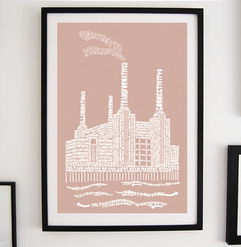 Battersea Power Station Citography Skyline Print, 4 of 8