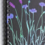 Cornflowers And Lavender Notebook / Sketchbook, thumbnail 2 of 2