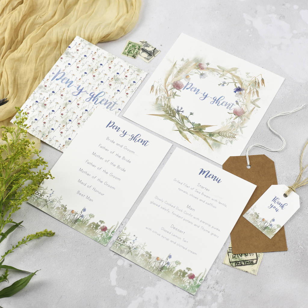 Wildflower Wedding Invitations 4