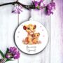 Personalised Lion With Child Mother's Day Decoration, thumbnail 1 of 2