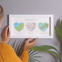 Your Story Personalised Map Heart Couples Gift, thumbnail 4 of 7