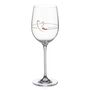 Personalised Golden Heart Wine Glass With Crystals, thumbnail 5 of 5