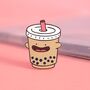 Bubble Tea Enamel Pin | Cute Pin Badges, thumbnail 2 of 5