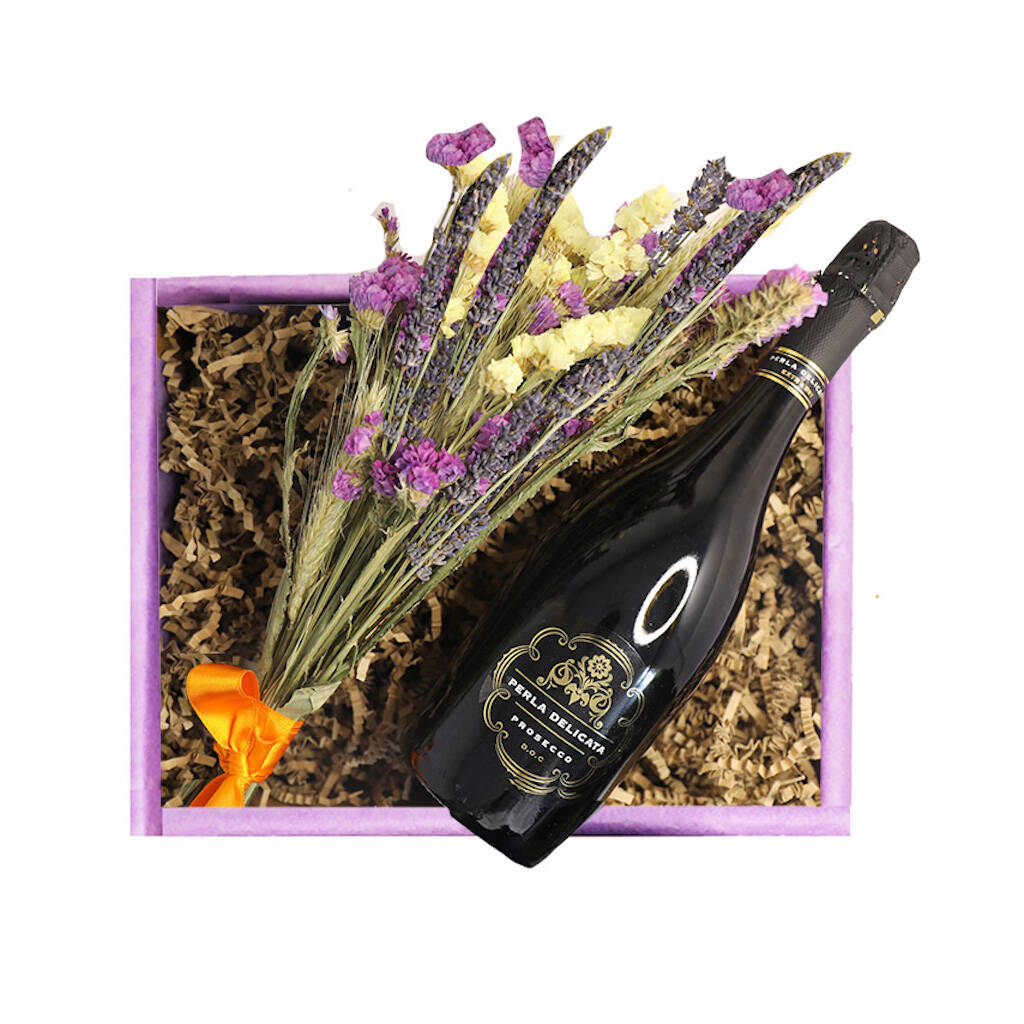 Flowers And Prosecco Hamper By Anydaymade