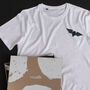 Origami Bat Cotton Unisex T Shirt, thumbnail 1 of 7
