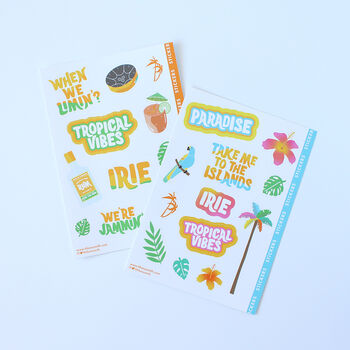Tropical Paradise Sticker Sheet, 4 of 4