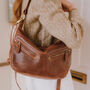 Slouchy Leather Shoulder Bag, thumbnail 7 of 7