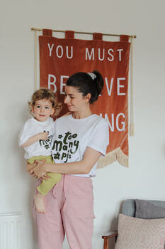 Too Many Pjs, Never Enough Sleep Babygrow Or T Shirt, 2 of 4