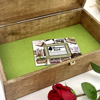 Personalised Love Heart Memory Box, 12 of 12