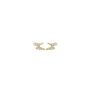 Lightning Bolt Stud Crystal Earrings, thumbnail 6 of 6