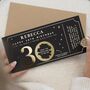 Personalised 30th Birthday Scratch Reveal Gift Voucher, thumbnail 1 of 9