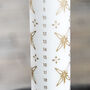 Gold Christmas Advent Candle, thumbnail 3 of 3