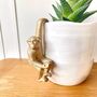 Golden Monkey Pot Hanger, thumbnail 1 of 5