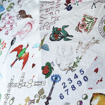 Bits And Bobs Linen Tablecloth, 10 of 12