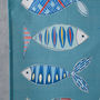 Patterned Fish Tea Towel, thumbnail 4 of 5
