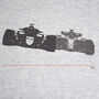 Last Lap Motorsport Grey T Shirt, thumbnail 3 of 6