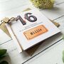 Handmade Denim Patch 16th Birthday Card, thumbnail 2 of 4