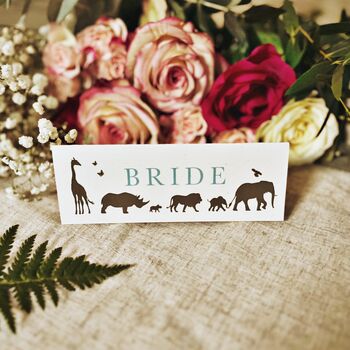 Safari Animals Wedding Stationery, 8 of 8