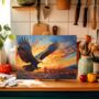 Golden Eagle Textured Glass Chopping Board, thumbnail 4 of 8