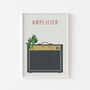 Guitar Amplifier Print | Marshall Amp Poster, thumbnail 4 of 8