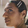 Alyssa Freshwater Pearl Hair Slide Short, thumbnail 2 of 6
