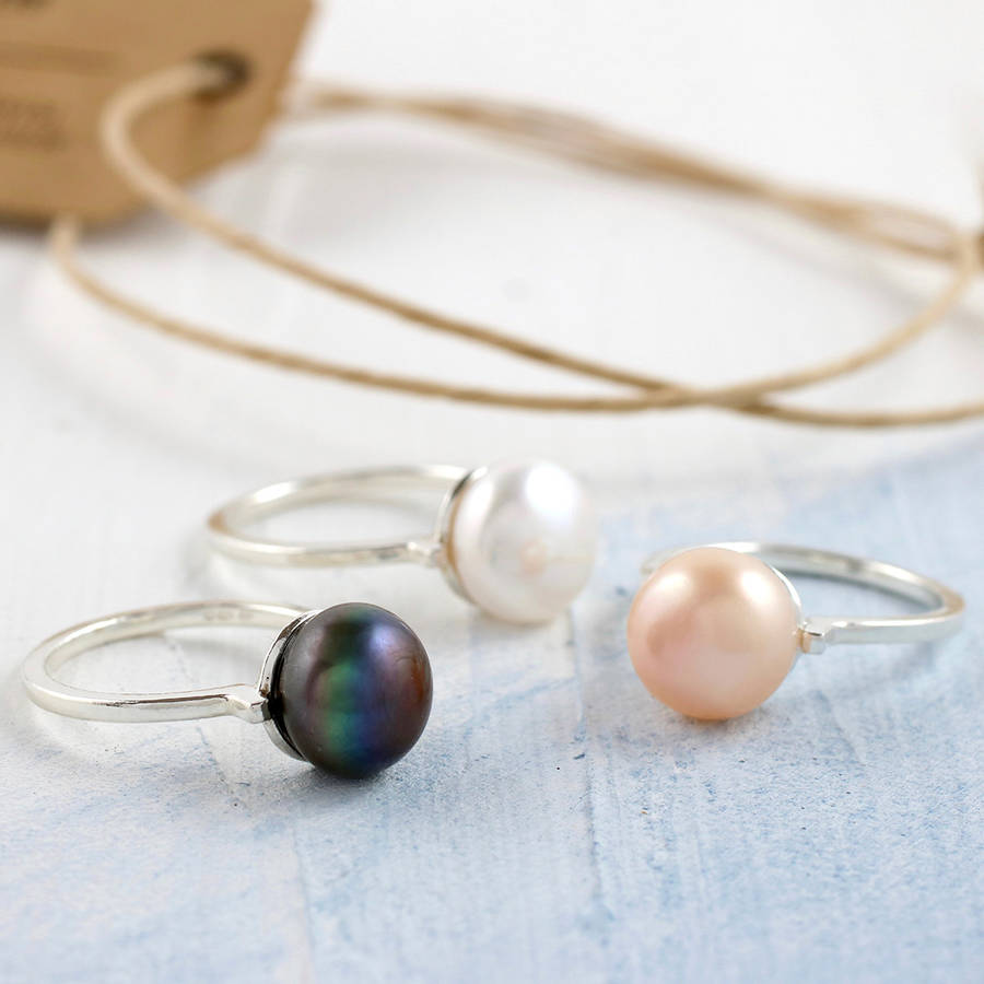 Pearl Statement Ring, 1 of 11