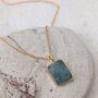 The Rectangle Emerald Necklace, thumbnail 1 of 9
