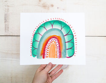 Green Rainbow Print, 2 of 3