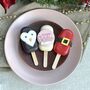 Personalised Cute Christmas Trio Of Cakesicles, thumbnail 12 of 12