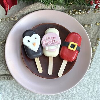 Personalised Cute Christmas Trio Of Cakesicles, 12 of 12