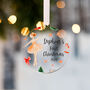 Baby Girl First Christmas Personalised Decoration, thumbnail 5 of 7