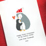 Personalised Happy First Christmas Daddy And Mummy Card, thumbnail 1 of 3