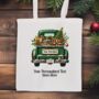 Personalised Christmas Vintage Truck Tote Bag, thumbnail 4 of 10