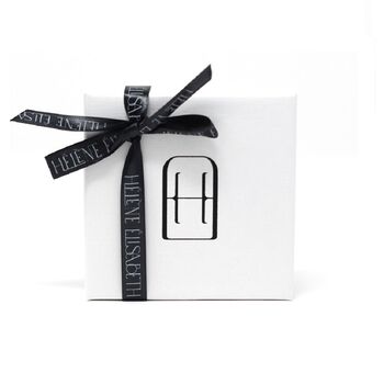 Black Gold Plated Earrings With Signature Pouch, 2 of 4