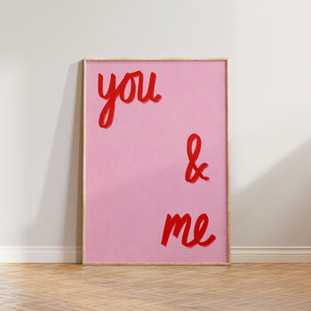 You And Me New Home Wall Art Print, 2 of 8