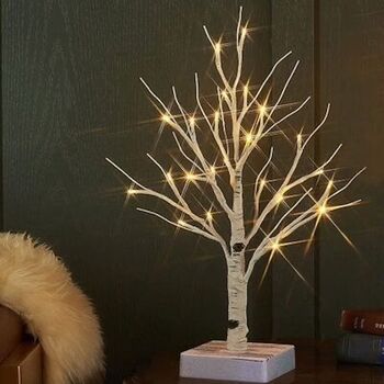 White LED Light Up Easter Twig Tree, 4 of 7