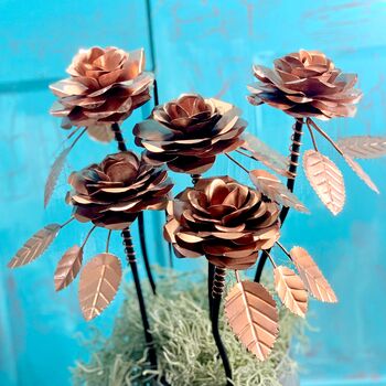Copper Rose Bouquet Sets Ltzaf050, 8 of 12