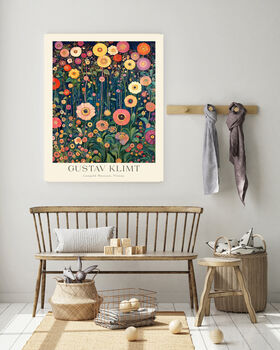 Gustav.Klimt Flower Art Print, 2 of 3