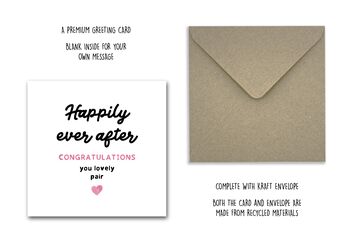 Happily Ever After Wedding Card, 3 of 8