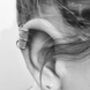 Silver Ear Cuff | Plain Silver Ear Cuff, thumbnail 8 of 12