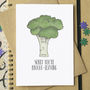 'You're Brocco Leaving' Funny Leaving Card, thumbnail 1 of 2