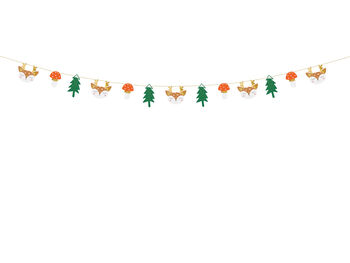 Forest Woodland Christmas Garland, 2 of 3