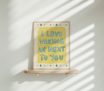 Cute Quote Bedroom Quote Unframed Art, 4 of 4