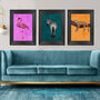 Custom A4 Framed Zebra In Heels Print Limited Edition, thumbnail 5 of 5