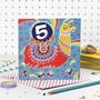 'Five Today' Birthday Card, thumbnail 1 of 3