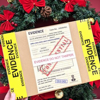 Cold Case Investigation Mystery Crime Advent Calendar, 3 of 6