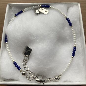 Preston North End Football Fan Bracelet With Charms, 2 of 4