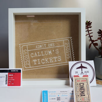 Personalised Ticket Collection Box, 7 of 9