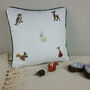 Children's Woodland Embroidered Nursery Cushion, thumbnail 1 of 7