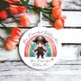 Personalised Cute Child Pirate Rainbow Decoration Gift, thumbnail 2 of 2